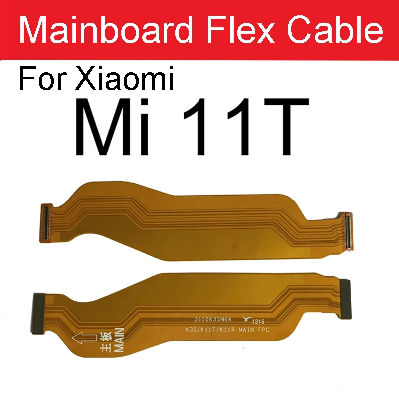 LCD MotherBoard Connector Flex Cable For Xiaomi Mi 10 10T 11 11T Pro Lite 5G Vice Flex MainBoard Flex Ribbon Replacement Parts