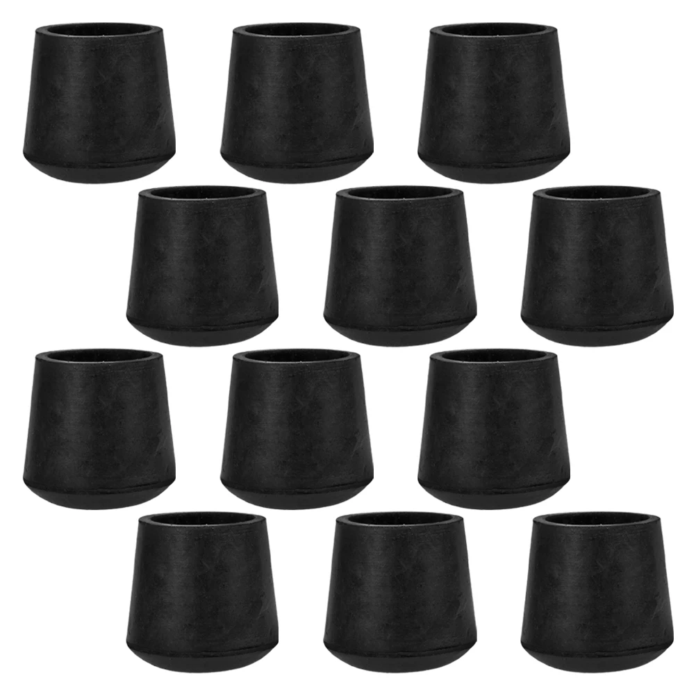 

12Pcs Trampoline Leg Cap Tips Secure Fit Highstrength Material Shock Absorption Trampoline Foot Pad Universal Replacement Leg