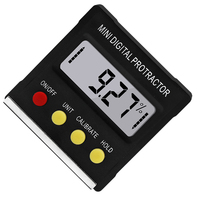 Digital Display Mini Angle Finder with Backlight Level Gauge Woodworking Construction High Precision Inclinometer