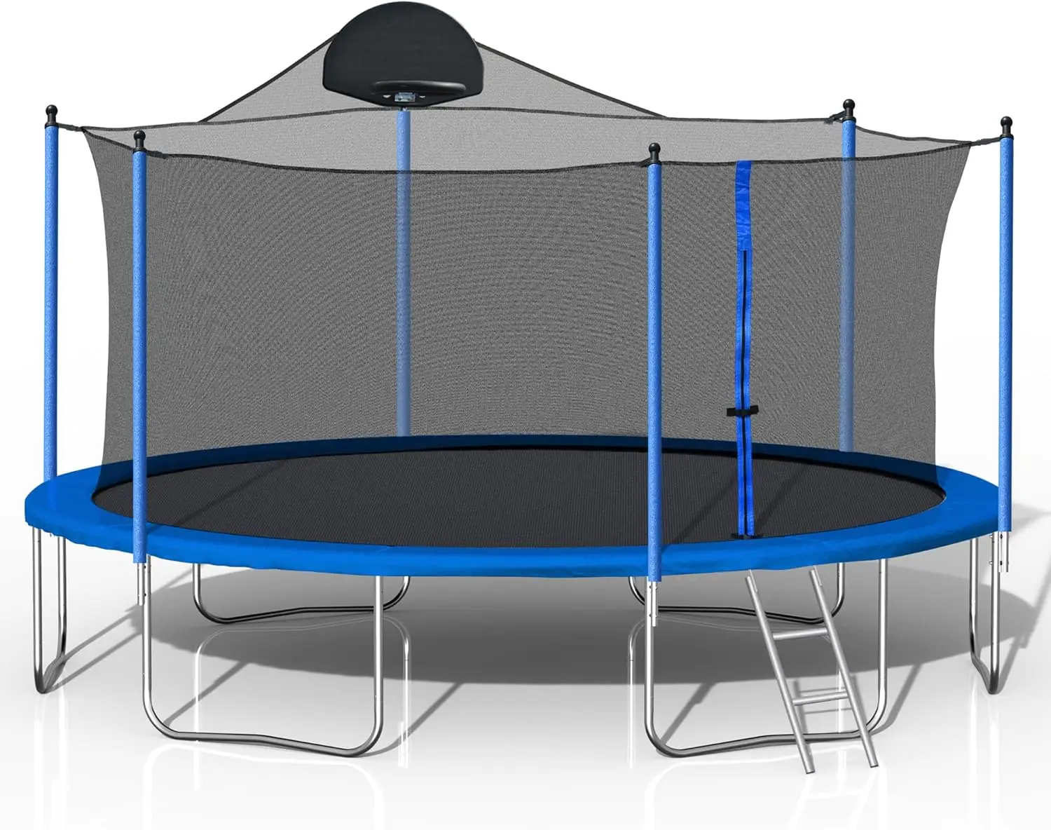 

12/14/15/16FT for Kids and Adults, Adult Outdoor, with Basketball Hoop & Net - Tranp