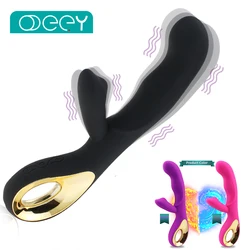 G Spot Rabbit Dildo Vibrator Orgasm Adult Toys USB Charging Powerful Masturbation Sex Toy for Women Waterproof Adult Sex Product