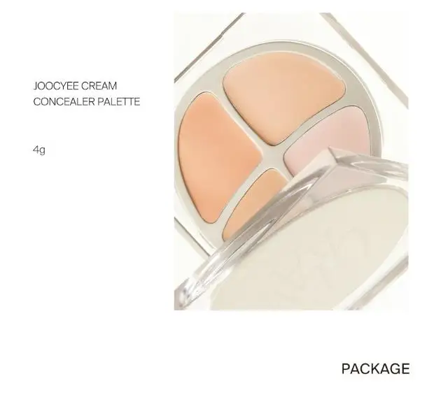 Joocyee New 4Colours Concealer Palette 4 Textures Conceals Acne Marks Tear Troughs And Dark Circles Face Base Makeup