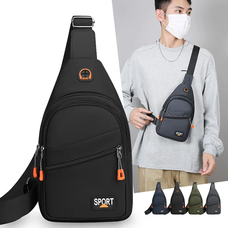 

Urban Men's Crossbody Sling - Fashion Oxford Chest Bag That Converts To A Waist Pack