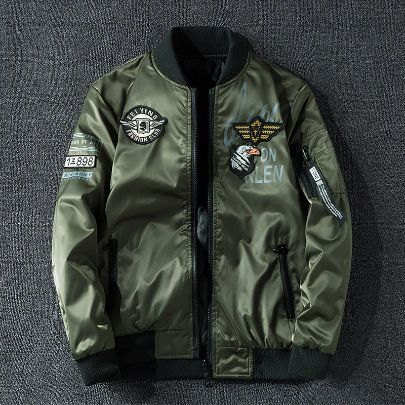 

Мужская бейсбольная куртка American Sle, двусторонняя одежда, осенне-зимнее пальто Faion Urban Sle, хлопковая верхняя одежда