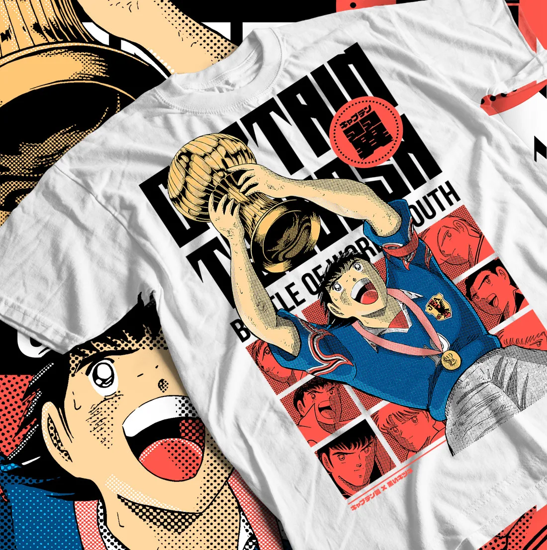 CAPTAIN TSUBASA WORLD YOUTH Soccer Manga T-Shirt, Japanese AnimeFootball Shirt