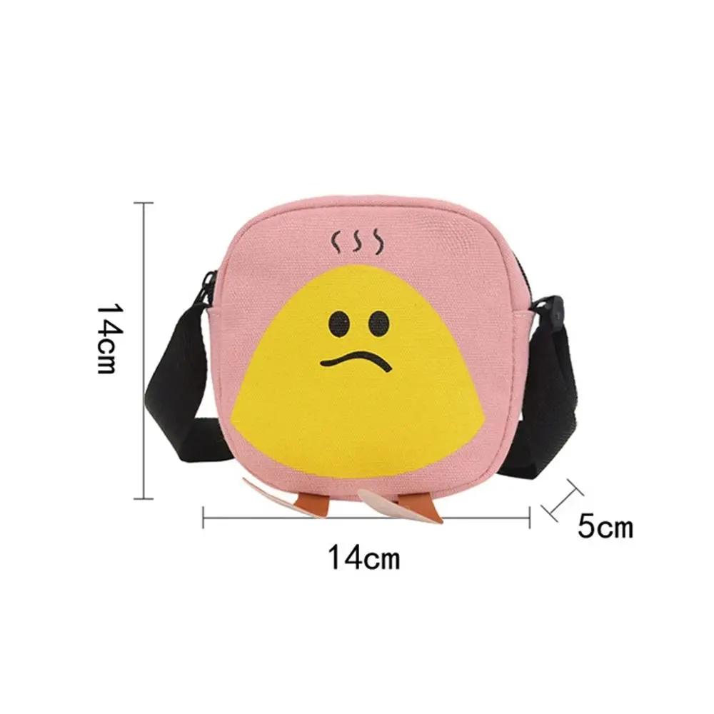 Bolso de hombro pequeño para mujer y niño, monedero de lona Kawaii para fiesta, monedero