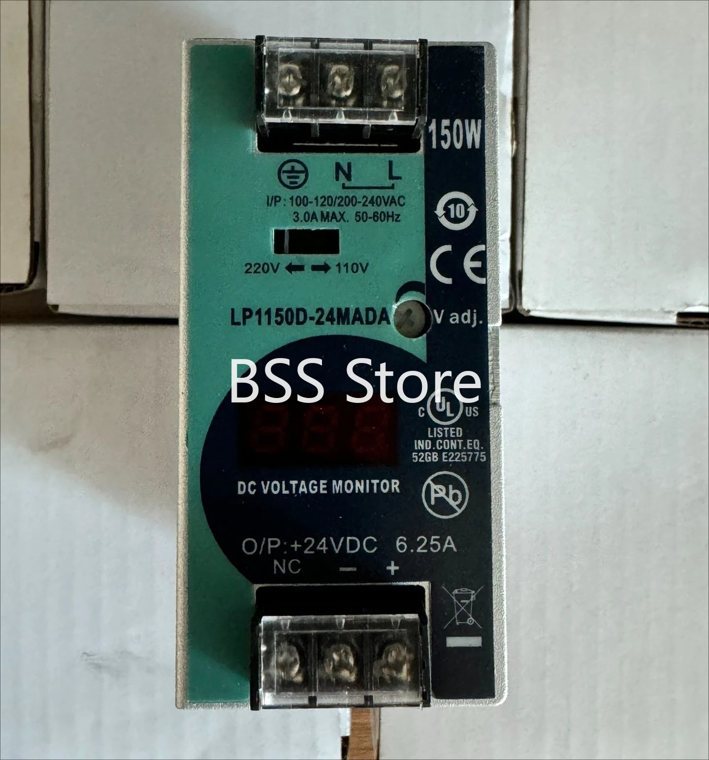 

LP1150D-24MADA Модуль питания рельсового переключателя 150 Вт, 24 В, 6,25 А