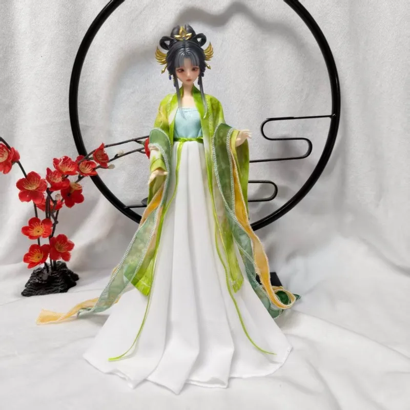 【Nur Kleidung】Handgefertigtes, brusthohes Kleid im Maßstab 1:6, fließendes Kleid, Zubehör für weibliche Puppen, passend für 12-Zoll-Actionfigurenmodelle – Detail 6