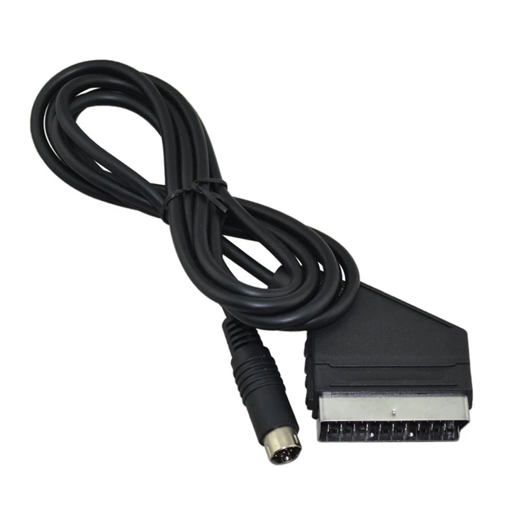 10 pcs High Quality SCART CABLE for Sega Saturn SS RGB Real SCART Cable TV Lead for Mega Drive for PS2 for Xbox for N64 PAL view 4