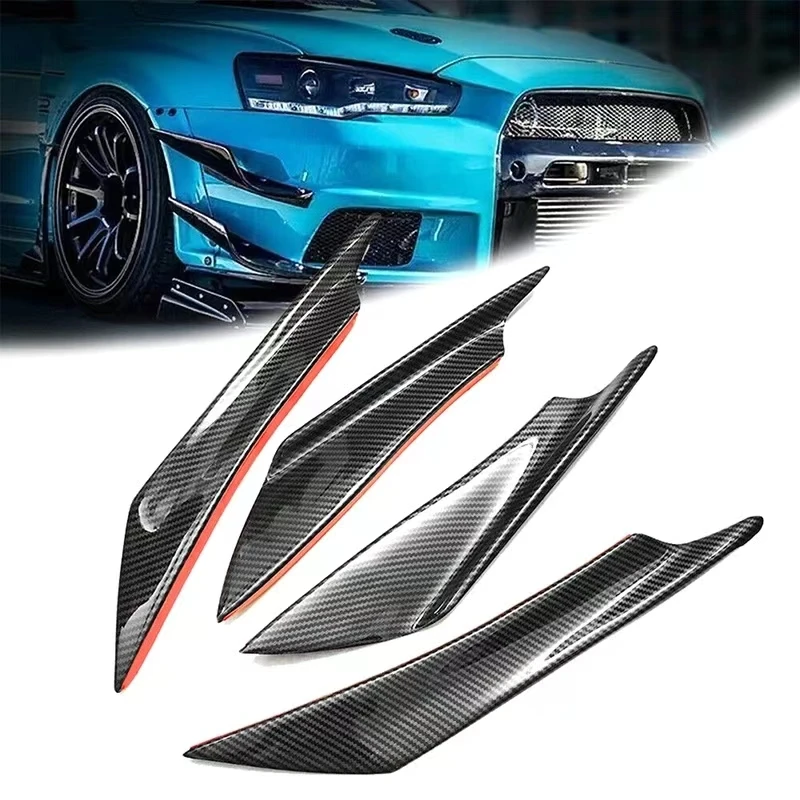 Car Front Body Spoiler Diffuser Splitter Accessories For Mitsubishi lancer outlander ASX pajero 2 Canter Carisma Challenger