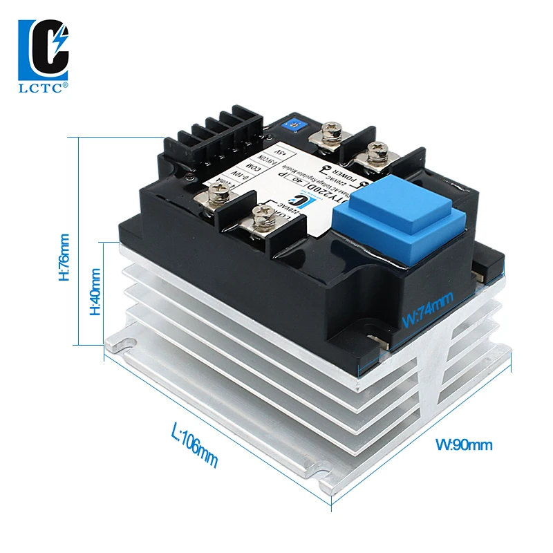 10A 25A 40A DTY Single Phase Ac Voltage Regulator Module,SSR 4-20mA,0-10V,Potentiometer Control