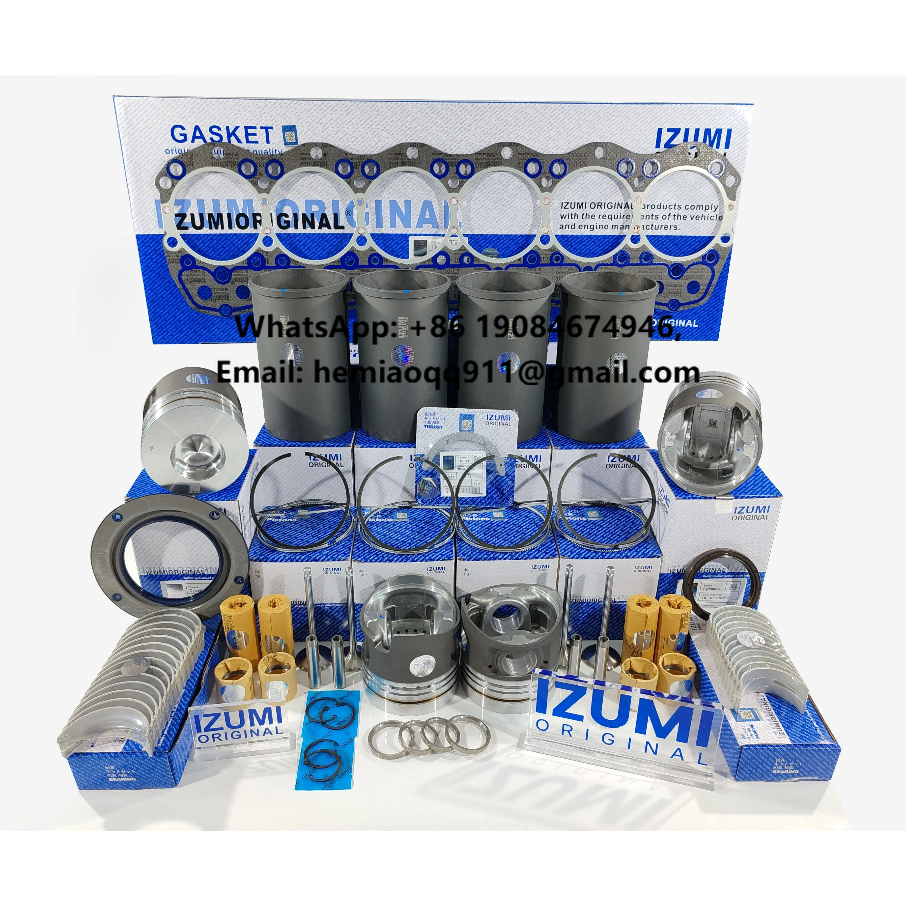 

IZUMI 6D16 6D16T 6D22T Original Transmission 6D16 Overhauling Repair Kit Engine Spare Parts for MITSUBISHI