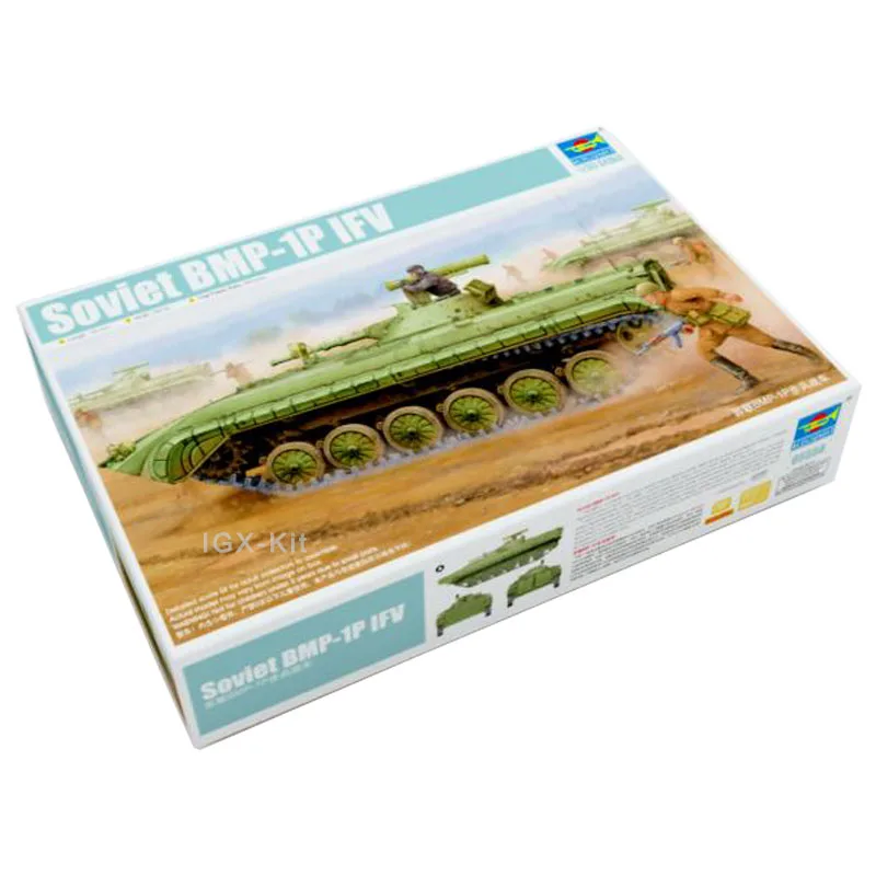 

Trumpeter 05556 1/35, советский BMP-1P IFV, пехотная боевая машина, военная игрушка, пластиковая сборка ручной работы, строительный комплект