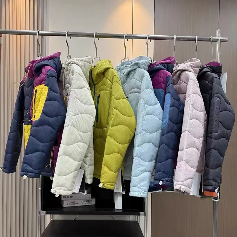 

Мужская легкая хлопковая куртка с капюшоном Jaet Toast Series Outdoor Faionable Urban Sle Long Sve Stand Fit Pure Color