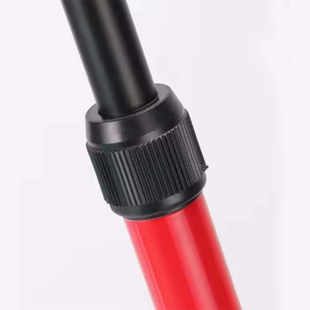 CLS33A-RD Tripod, High-quality Red Prism Pole Aluminum Measuring Tripod, Aluminum Alloy, Individually Packaged with Soft Bag