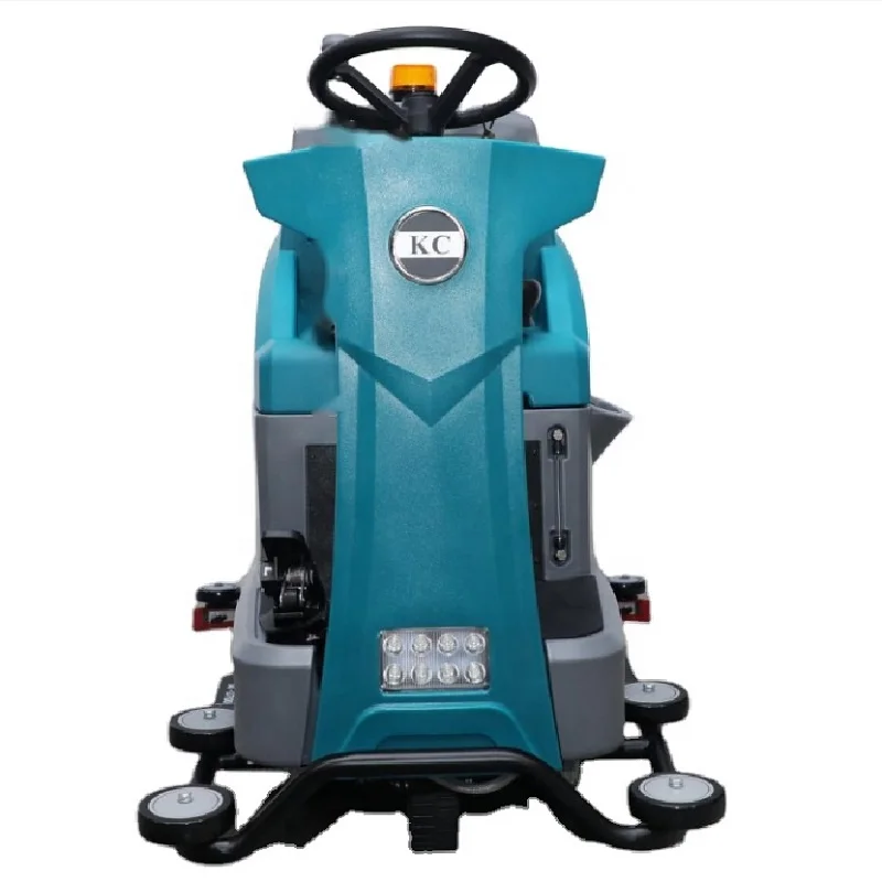 110V Lower-noise Battery Chargers Type Factory Playground School Wooden Robot Floor Washing Cleaning Machine Dryer With Seat