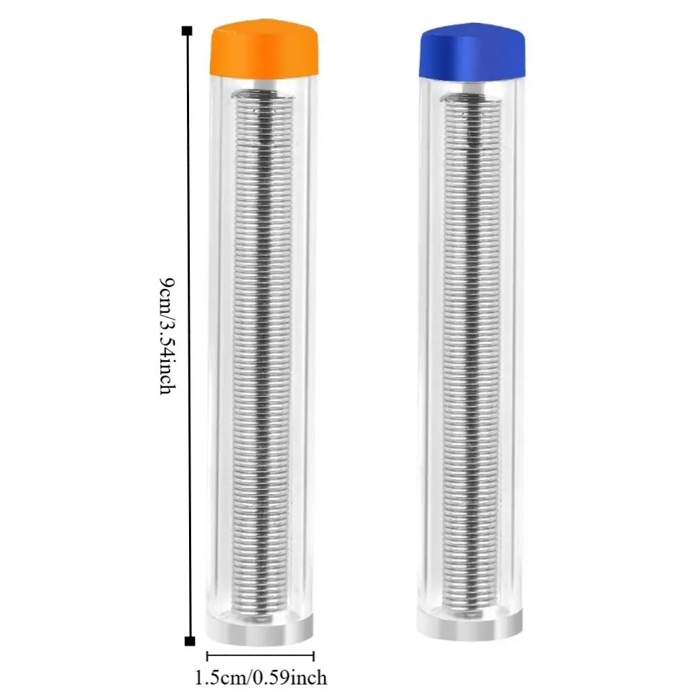 10 buah 10 buah kawat Solder 15g 0.8mm, alat perbaikan instrumen fluks Las perak lembar Solder tabung fluks aktivitas tinggi