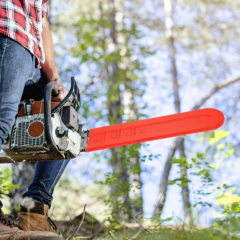 

Chainsaw Protective Cover Red Bar Case Tools Bag Holder Chainsaw Accessories Durable Travel Storage