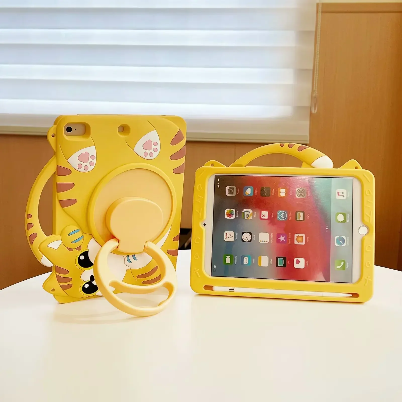 Kids Case for iPad Pro 11 10th pro 10.5 9.7 Air 5 4 3 2 1 Cute Cat Cover for 10.2 9th 8th 7th 9.7 6th 5th mini 7 6 5 4 3 2 1