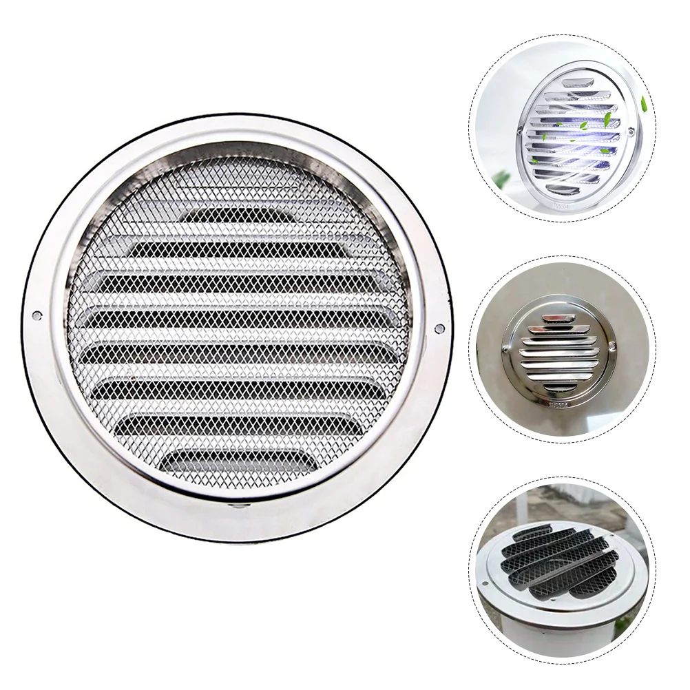 Ceiling Air Covering Wall Vent Protector Exhaust Pipe Chimney Hood Ventilation Rainproof 304 Stainless Steel Cap