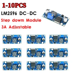LM2596 DC-DC adım-aşağı güç kaynağı modülü 3A ayarlanabilir adım-aşağı modülü LM2596S voltaj regülatörü 24V 12V 5V 3V arduino için