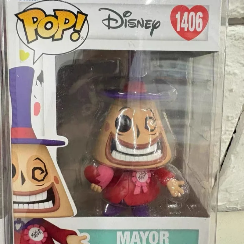 

Подлинная Funko Pop Disney в канун Рождества, фигурки ужасов, мера, декор, статуя, модель куклы, игрушки, глобальная ограниченная коллекция, подарки