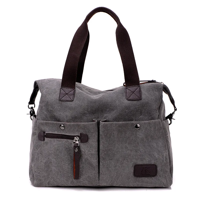 New Men Women Messenger Bag Vintage Canvas Handbags Travel Crossbody Shoulder Basg Big Casual Tote