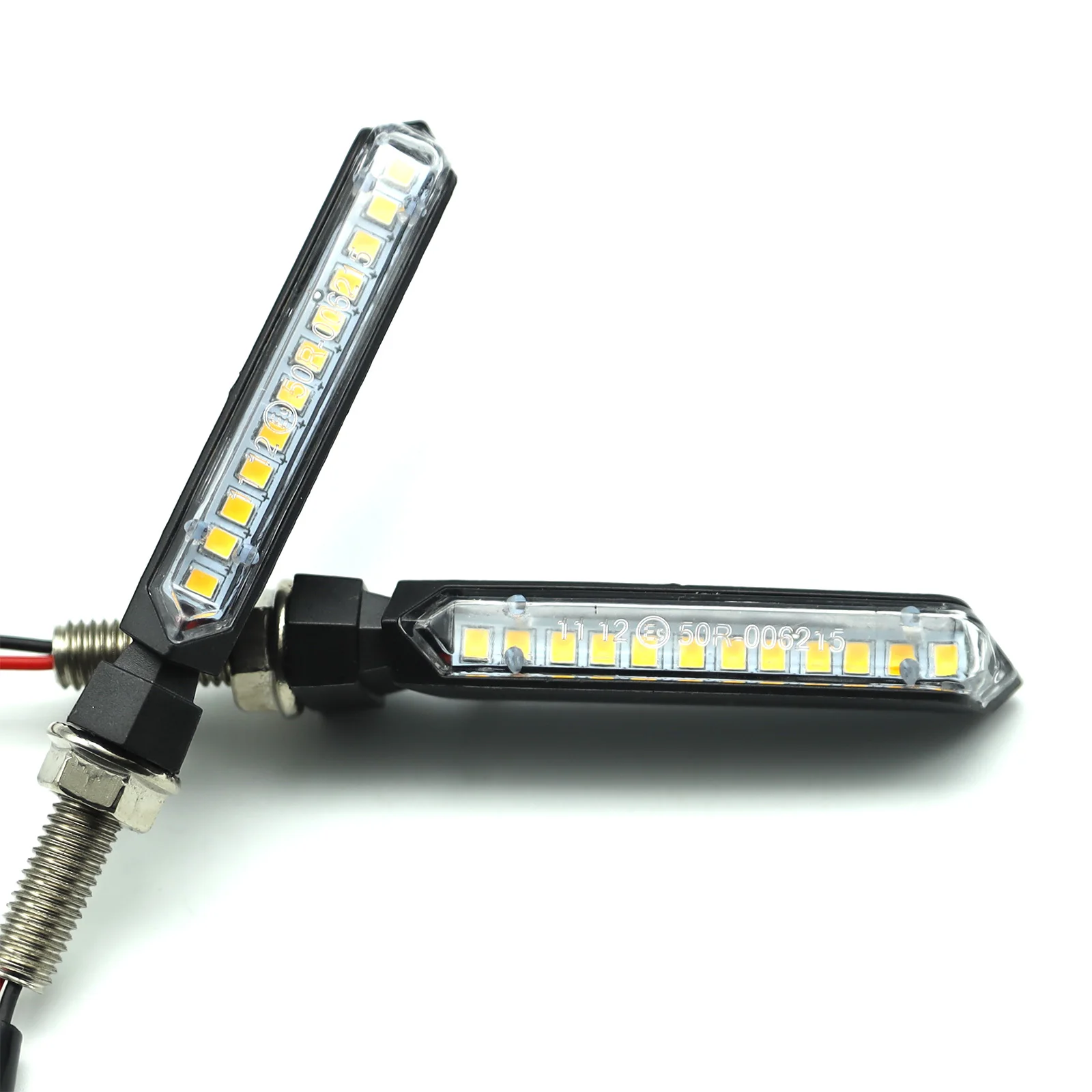 

2Pcs Universal Motorcycle Turn Signal Light 12V Amber Indicator Lamp Flasher Blinker Lights for Suzuki Yamaha kawasaki Honda