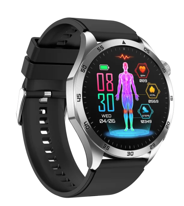 Marsyu ECG+PPG Gezondheid Smartwatch Bloedzuurstof Urinezuur Lichaamsbloeddruk HD Bluetooth Oproephorloge Voor iOS Android Mannen en vrouwen