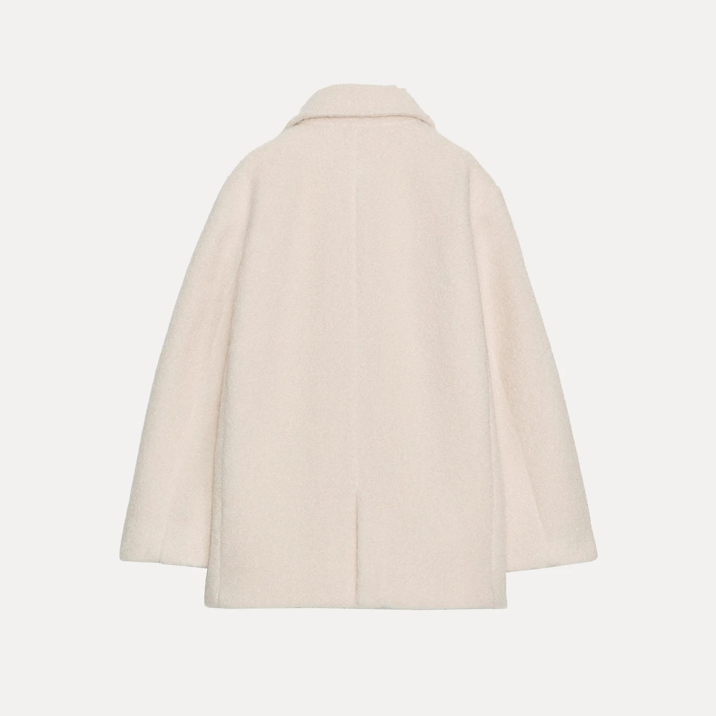 Z manteau à Double boutonnage en cuir perlé pour femme, longueur f, élégant, coupe cintrée, vêtements d'extérieur pour dames, automne