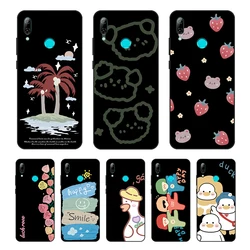 For Huawei P smart 2019 Honor 10 Lite case TPU black Soft Silicone phone case For Huawei P smart 2019 Honor 10 Lite phone case