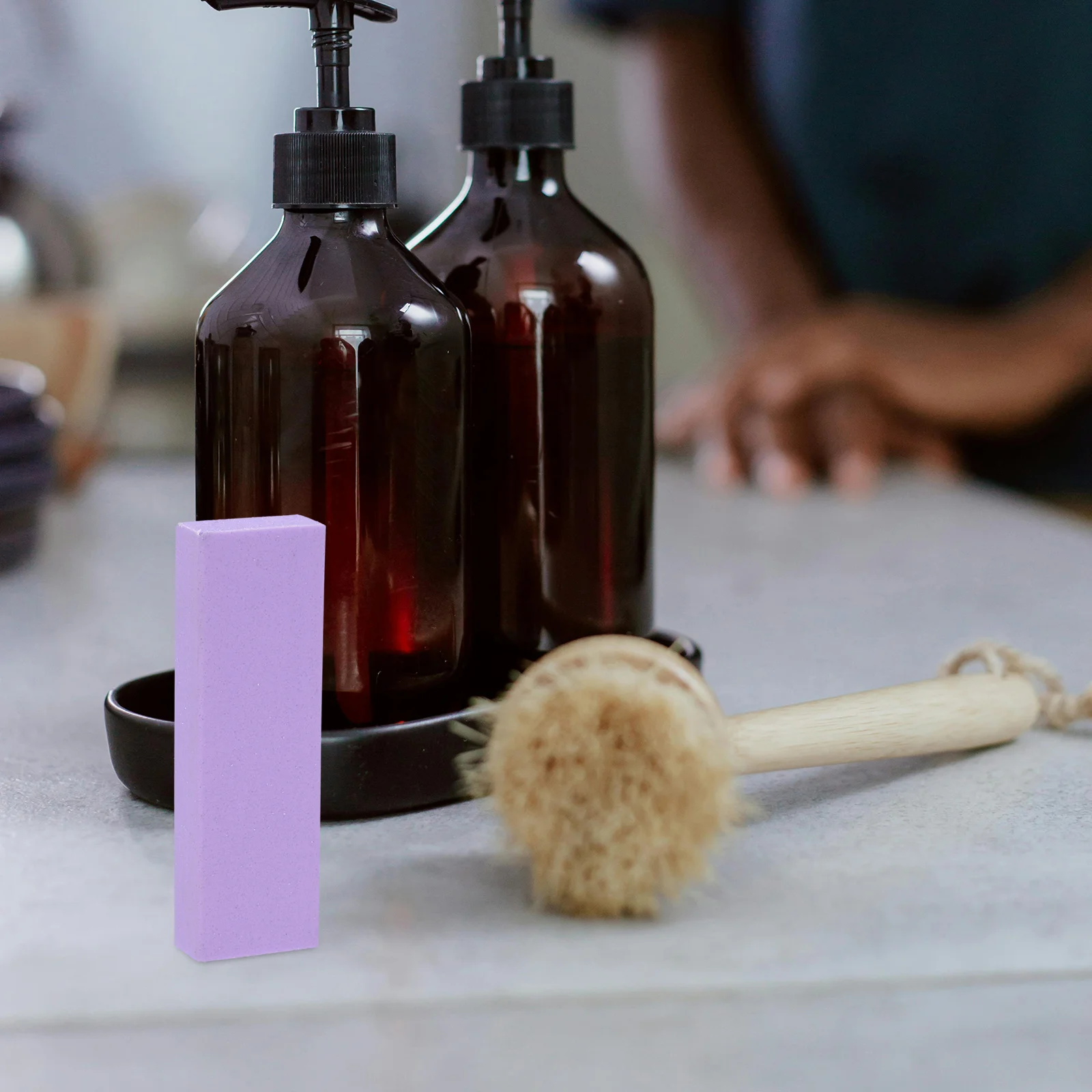 Borracha de bloco de lixamento manual para remover manchas flume removedor de anel de água dura sapatos domésticos suprimentos banheiro