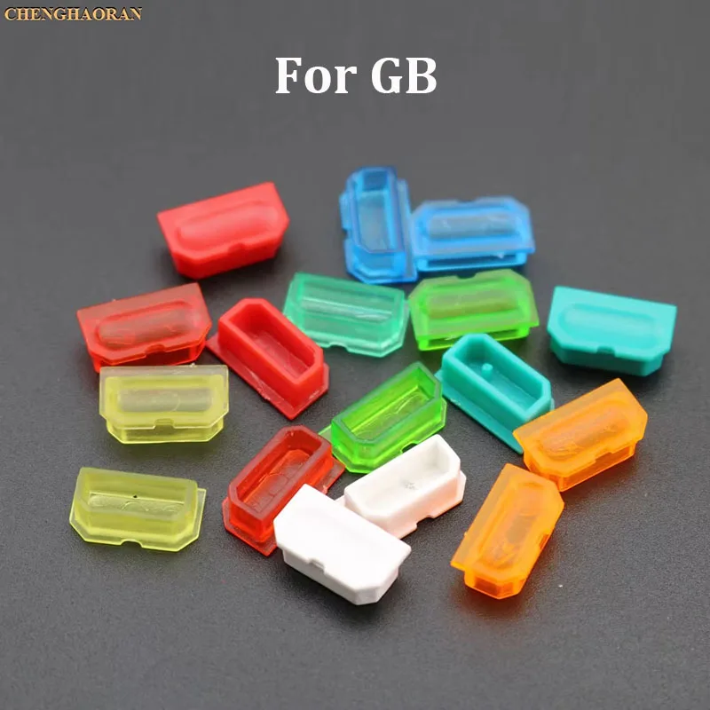 ChengHaoRan 2PCS Multicolor Dust Cover For Game Boy GB Game Console Shell Dust Plug Plastic Button For DMG 001