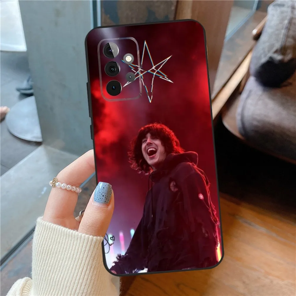 O-Oliver Sykes BMTH-S  Phone Case For SamsungS24,23,22,21,S20 Ultra Pro 10,S30Plus,S9,20lite Ultra Black Cover