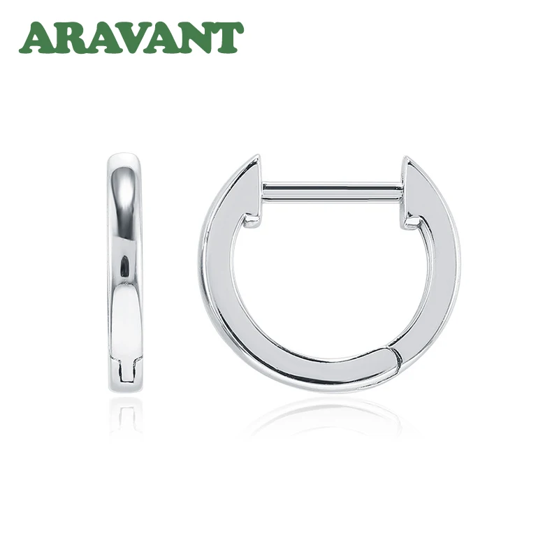 

Aravant 925 Silver Smooth Hoop Earring For Women Wedding Jewelry