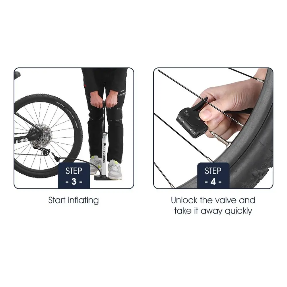 Air Pump Cycling Tire Air Inflator Bike Floor Pump Bicycle Accessories Bike Pump Bicycle Foot Pump Tire Pump Bicycle Pump