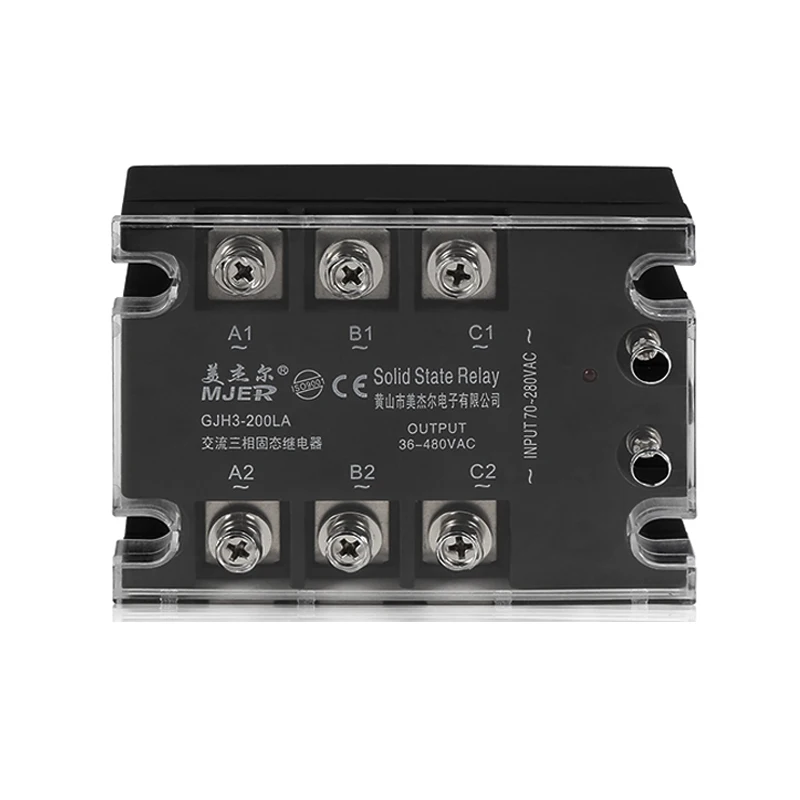 3 Phase solid state relay SSR-200 AC to AC 200A GJH3 -200LA