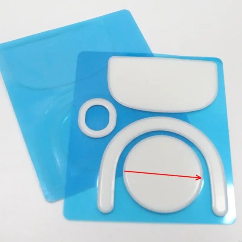 1Set para GPROX Superlight 2 pies ratón Patinas ratón Patinetes mouse Bordes curvos