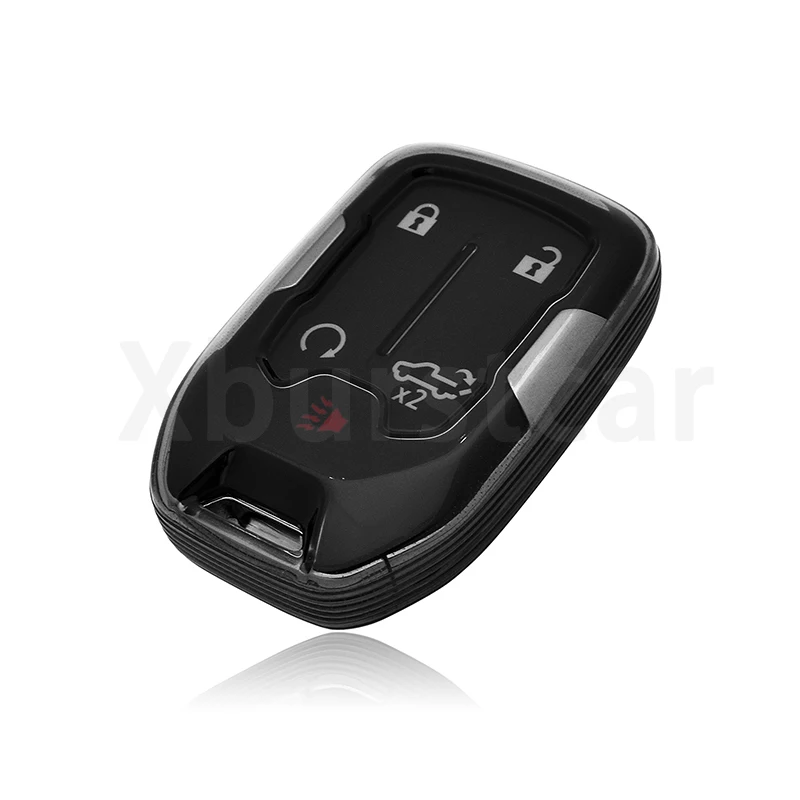 Transparent TPU Shell Fob for CHEVROLET Silverado GMC Sierra 1500 2500HD 3500HD Terrain Acadia Car Remote Key Case Cover
