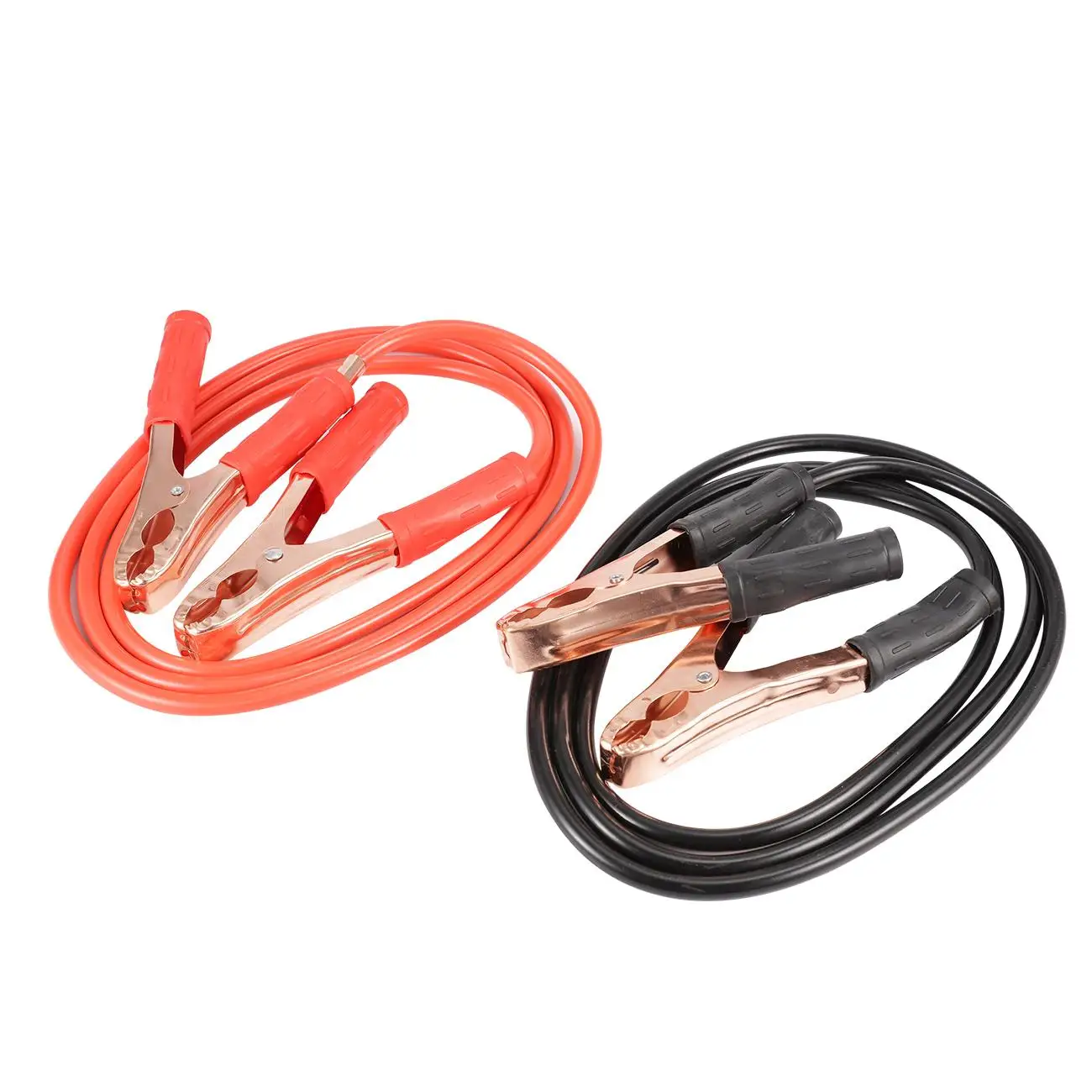 

2M 500AMP Car Battery Jump Cable Booster Cable Emergency Jump Starter Leads for Van SUV Double-ended With Clamps Clips