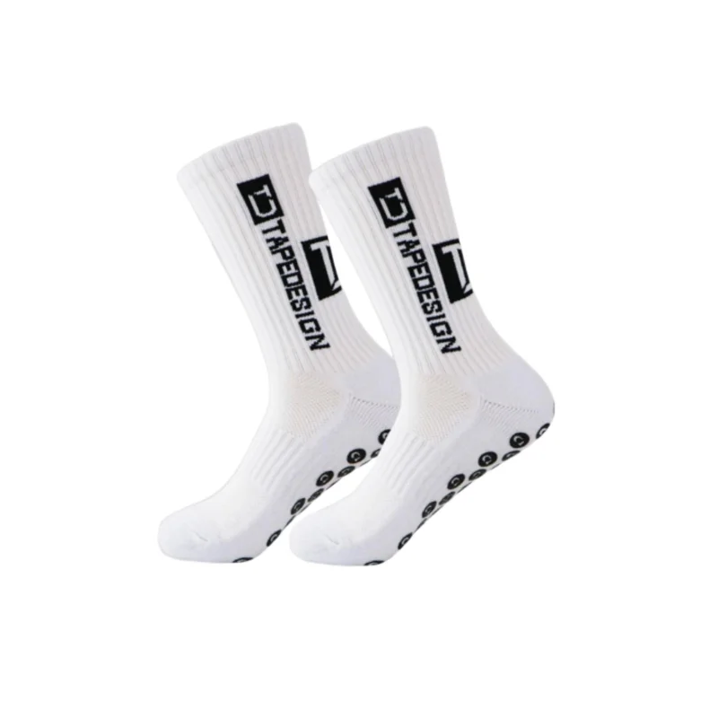 outdoor New sports anti slip men's football socks grip for football socks 39-45