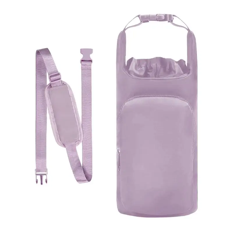 

Water Bottle Holder With Strap Water Cup Bags Bottle Cup Carrier Pouch Holder Bag With Phone Pocket For Hiking Walking