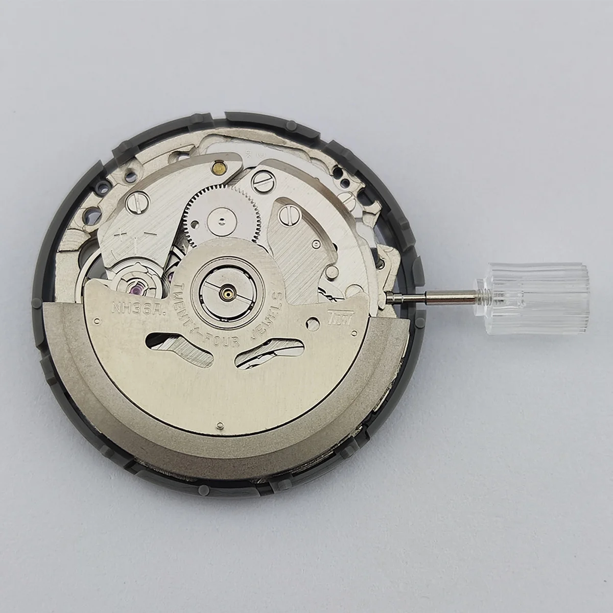 Japan Original NH36 Mechanical Movement High Accuracy Black 3 o'clock Date 4.2o'clock Crown Automatic Watch Movement Replace Kit