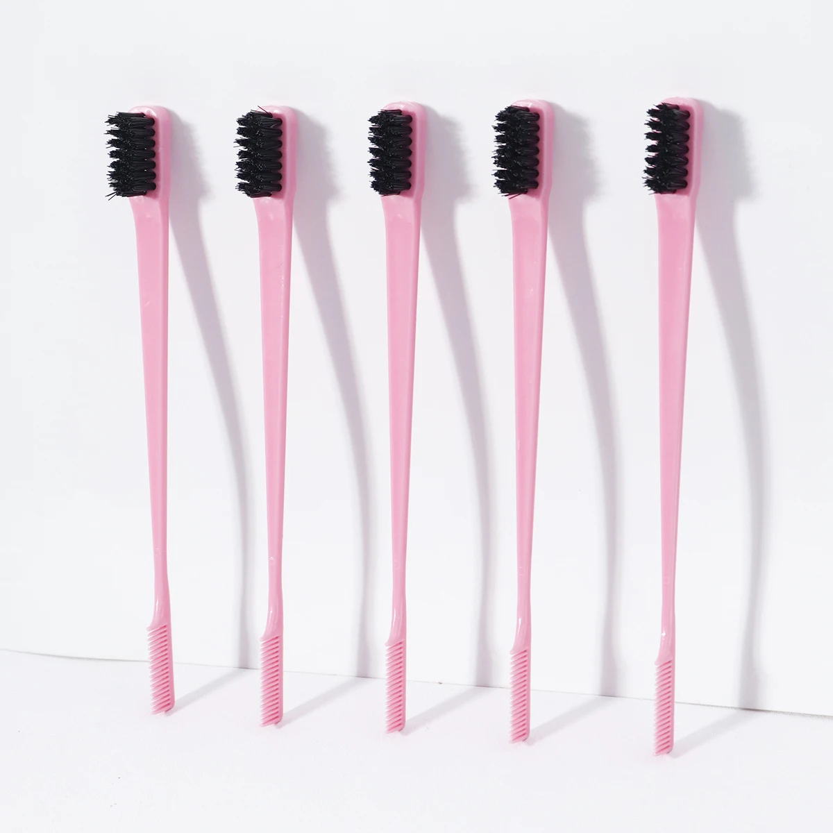 5 قطع من فرش الشعر مع التحكم في الحواف، متوفرة بألوان متعددة، مناسبة لاستخدام الصالون، خاصة للشعر المستعار الحقيقي