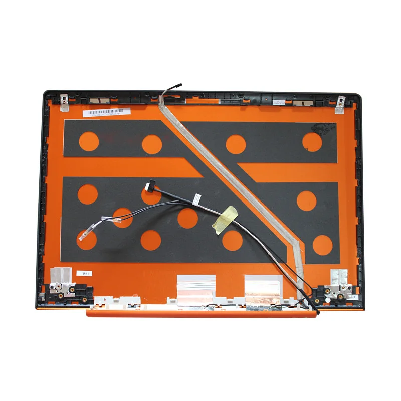 NEW Laptop LCD Back Cover/Palmrest/Bottom Case For Lenovo Ideapad U330 U330P Non-Touch Orange 3CLZ5LCLV70