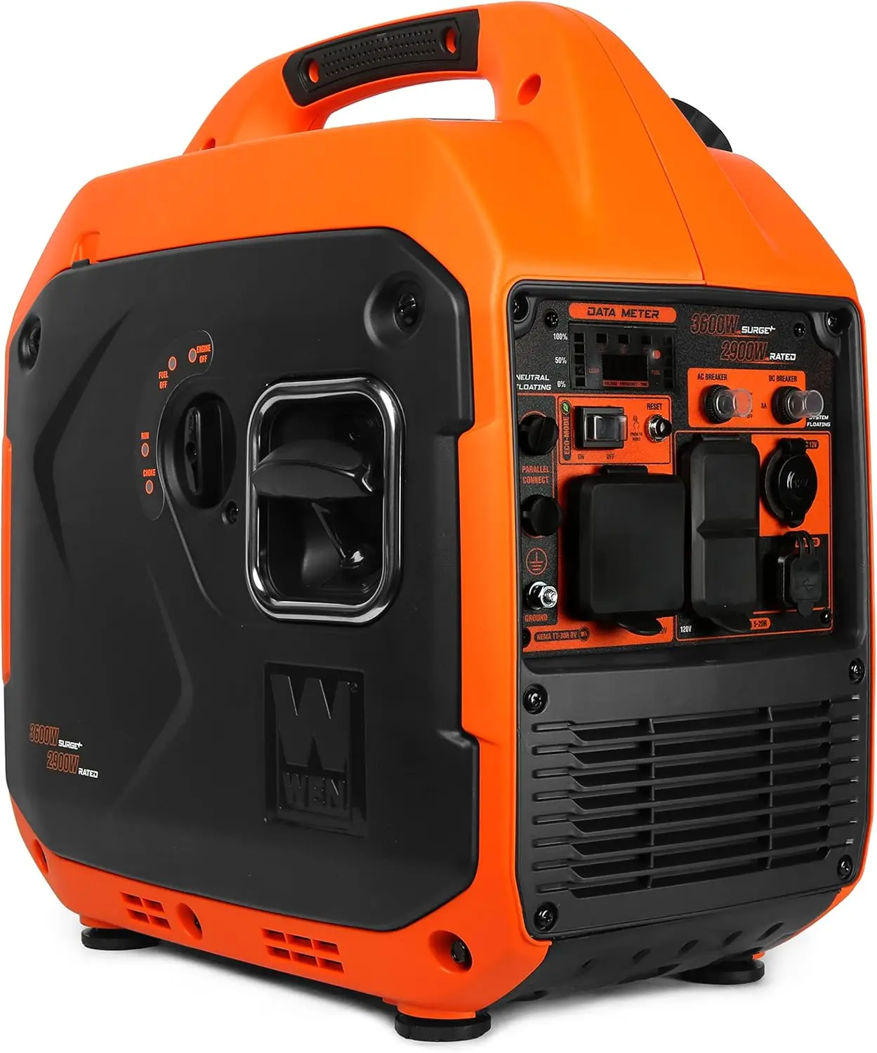 3600-Watt Portable Inverter Generator, RV-Ready, Quiet and Lightweight with Fuel Shut Off