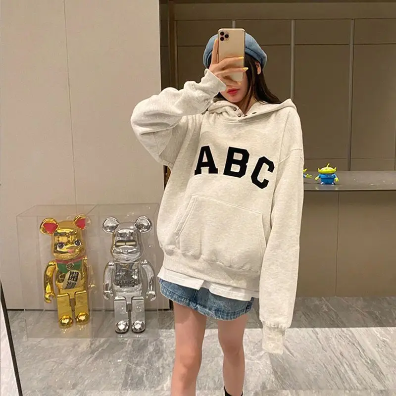 2024 Luxury Brand Unisex Streetwear Tops Graphic Winter Autumn Men\'s Womens Hoodie Letter Street Hip-hop Leisure Loose Pullover