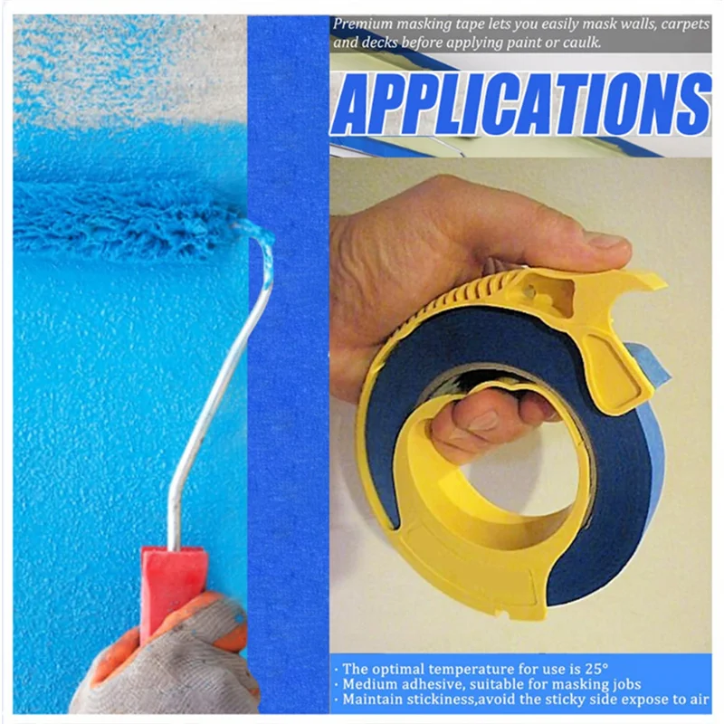 A25F-Painter Masking Tape Dispenser Applicator Machine With Cutting Tool For Tile For Repair And Beautify Painting Cracks Beauty