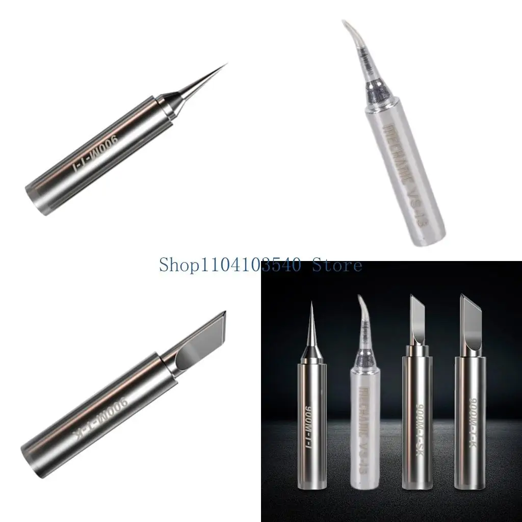

02DC Efficient Soldering Iron Tip for 936 937 Stations Featuring Leadfree Plating Stainless Steel Constructio High Hardness