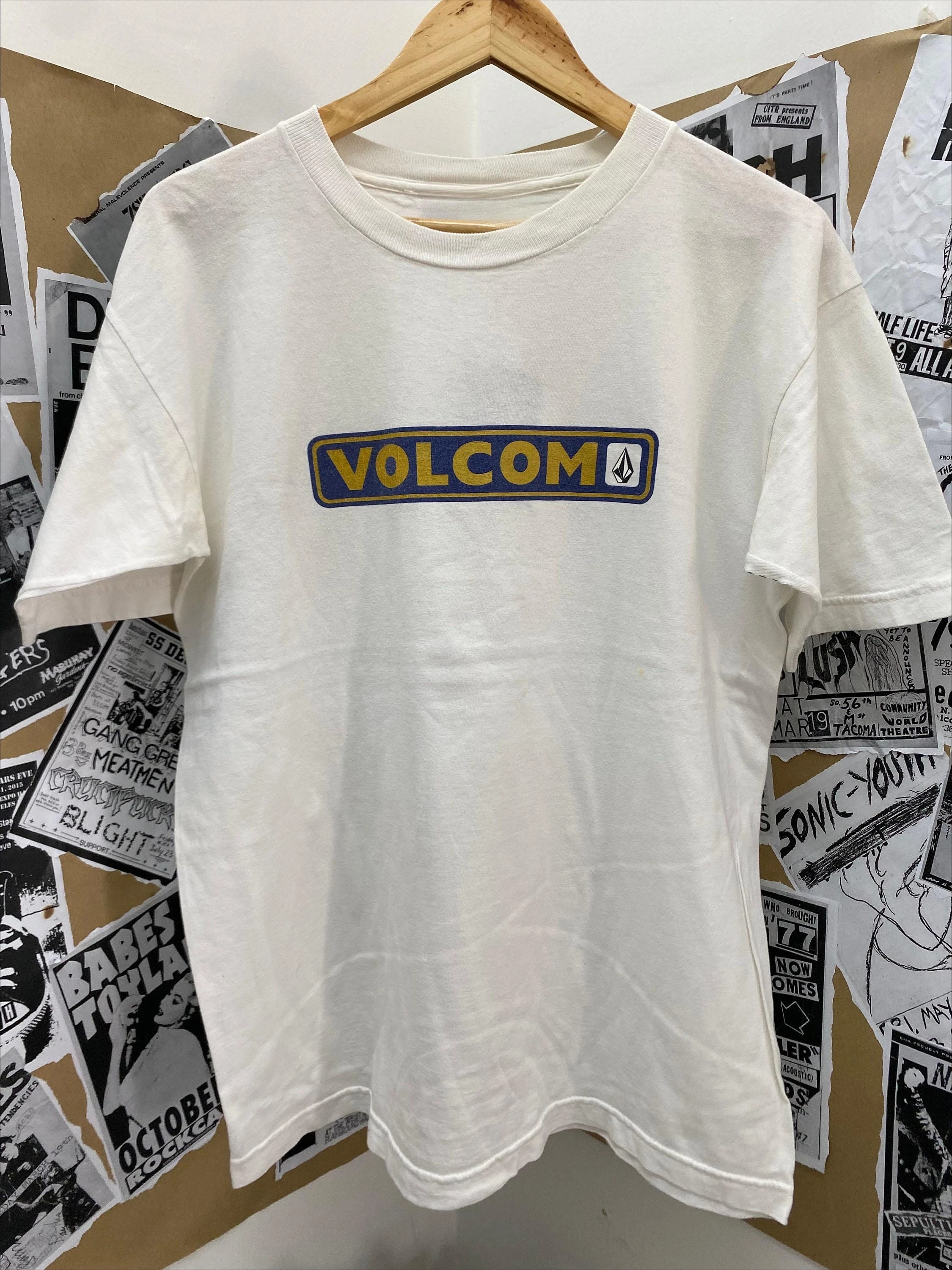 Volcom Men Women Cotton T-shirt Luxury Brand Fashion Big Size Top Casual Short Sleeve Streetwear Classic Print Loose Tee 2024